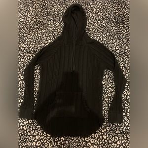 SO Black cozy tunic, size large.